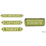 Targhetta bronzo CAPITAIN