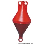 Gavitello bicono giallo 22x49 cm