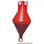 Gavitello bicono arancione 50x103 cm