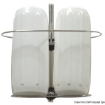 Portaparabordi pieghevole 300 x 160 mm