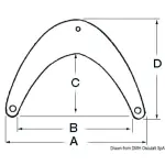 Parabordo angolare prua 35 x 25 cm - immagine 2