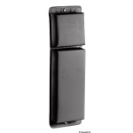 Parabordo PVC piatto 870 mm nero