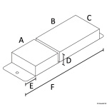 Parabordo PVC piatto 610 mm bianco - immagine 3