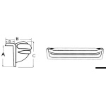 Protezione per pontile dritta in PVC blu - immagine 3