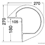 Protezione PVC bianco da pontile - immagine 2