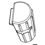 Protezione verticale per pontile in PVC blu - immagine 2