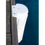 Protezione verticale per pontile in PVC bianca