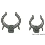 Clip bianca in nylon 34/45 mm
