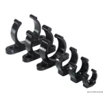 Clip nera plastica pesante 40 mm