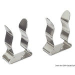 Coppia clips inox 25/32 mm