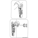 Clip fissaggio scatto 22/28 mm - immagine 2