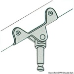 Scalmo ottone cromato per canotti Zodiac - immagine 2