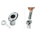 Base portabandiera ad incasso