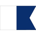 Bandiera lettera A 20 x 30 cm