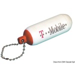 Portachiavi parabardo lungo rosso/bianco