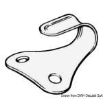 Gancetto inox per tubi 40/70 mm - immagine 2