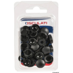 Orli sottovite Shure Caps neri (blister 20 pz)