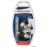 Coprivite 4.8/6.0 mm nero (blister 20 pz)