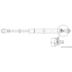 Molla a gas 272 mm 40 kg inox - immagine 2