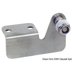 Piastr.squadra sbalzo perno DX