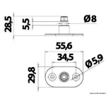 Basetta con perno De-Lux - immagine 2