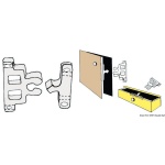 Nottolino a scatto nylon