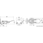 Chiusura cofano a leva a 90° - immagine 2