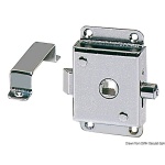 Serratura per WC ottone cromato 70x45 mm