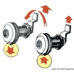 Serratura a cilindro ottone nichelato - immagine 2