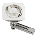 Alzapagliolo plastica+acciaio inox  52x20 mm