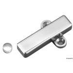 Fermaporte girevole in accaio inox