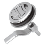 Alzapagliol inox + serratura - immagine 3