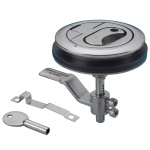 Alzapagliolo inox + serratura