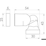 Fermaporte magn. inox lucidato - immagine 3