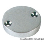 Fermaporte magnetico 7,5 Kg uso esterno in ottone cromato - immagine 3