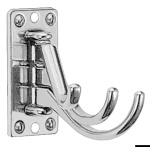 Appendiabiti 3 ganci ottone cromato 73x36