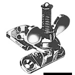 Galletto fermaoblò ottone cromato