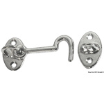 Gancio ottone cromato 80 mm