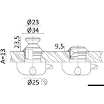 Pomello ot.cr. mm 16