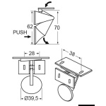 Cerniera inox mm 28/33 - immagine 2
