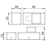 Chiusura a tavella in acciaio inox - immagine 2