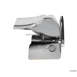 Maniglia in ottone cromato per ante - immagine 3