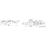 Chiusura inox a leva 102 mm - immagine 2