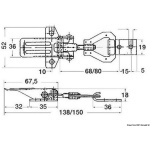 Chiusura a leva inox 250kg - immagine 2