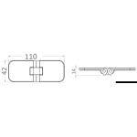 Cerniera di precisione con rotazione 180° e cover - immagine 2