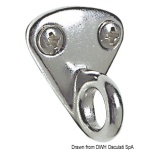 Piastrina inox 27x30 mm