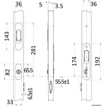 Chiusura per porta d'ingresso scorrevole Talon - immagine 2