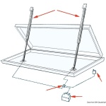 Sollevatore doppio 12 V mm 600 - immagine 2