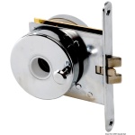 Serratura incasso ottone cromato