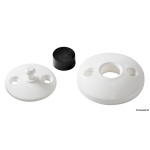 Fermasportelli nylon+gomma, bianco